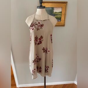 American Eagle Outfitters Beige halter dress